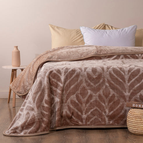 Luxury engraved blanket Double 1 pcs